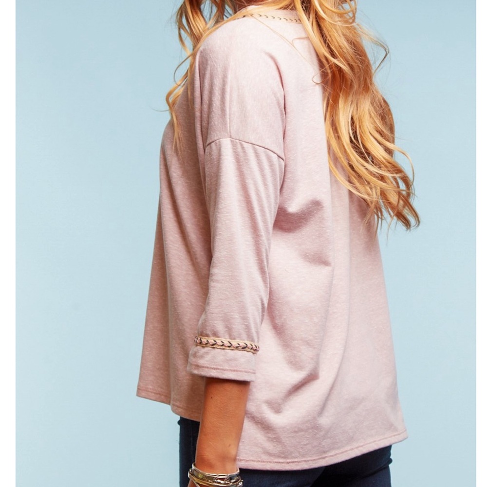 Pink Button Blouse - Picture 3 of 3